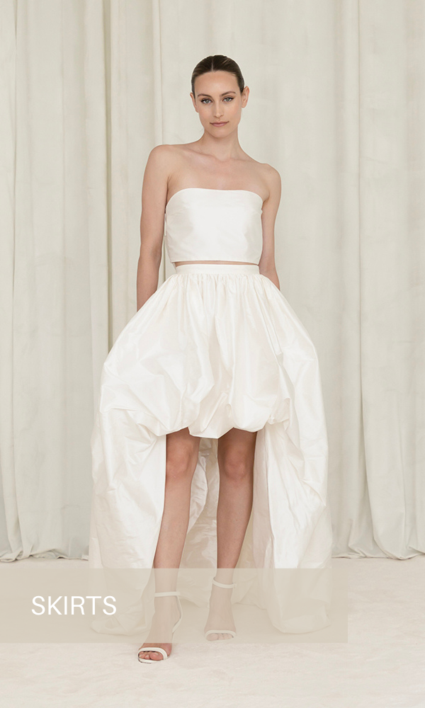 Custom-made wedding dress designer in Paris Lilar - Wedding dresses boutique - Skirts