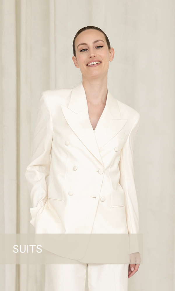 Custom-made wedding dress designer in Paris Lilar - Wedding dresses boutique - Suits